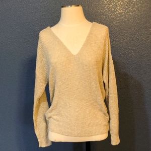 Twist back sweater